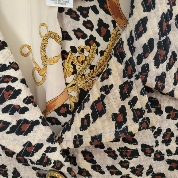 Animal Print 2pc skirt set Rickie  Freeman for TeriJon - Picture 2 of 16